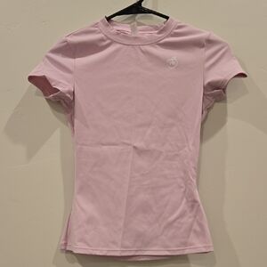 Sexy Light Pink Short Sleeve Women's Tee